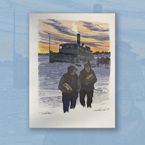 Julbåten, reproduktion av Roland Svensson.